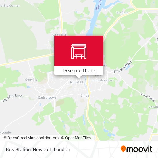 Bus Station, Newport map