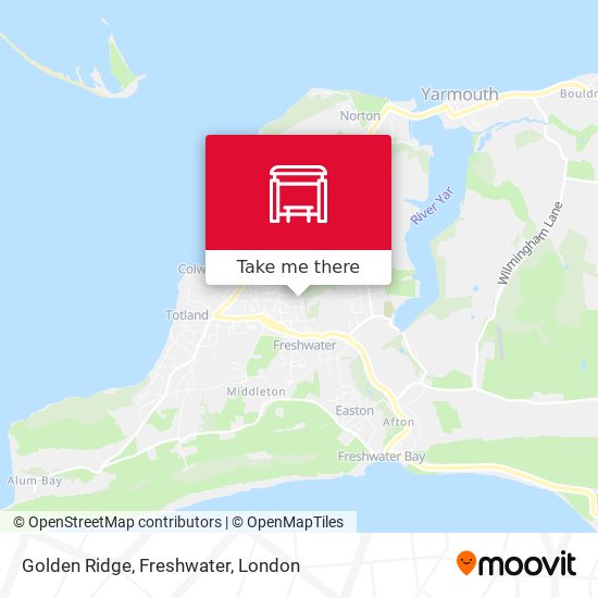 Golden Ridge, Freshwater map