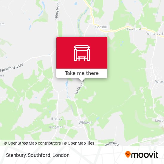 Stenbury, Southford map