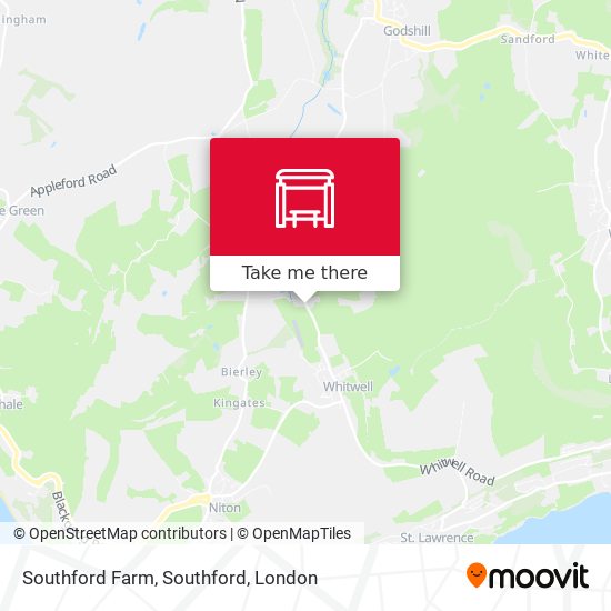 Southford Farm, Southford map