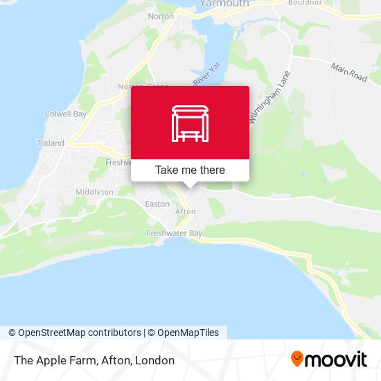 The Apple Farm, Afton map