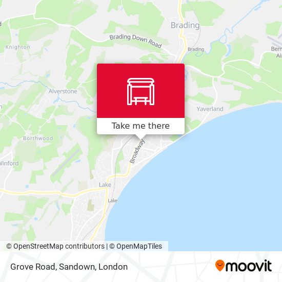 Grove Road, Sandown map