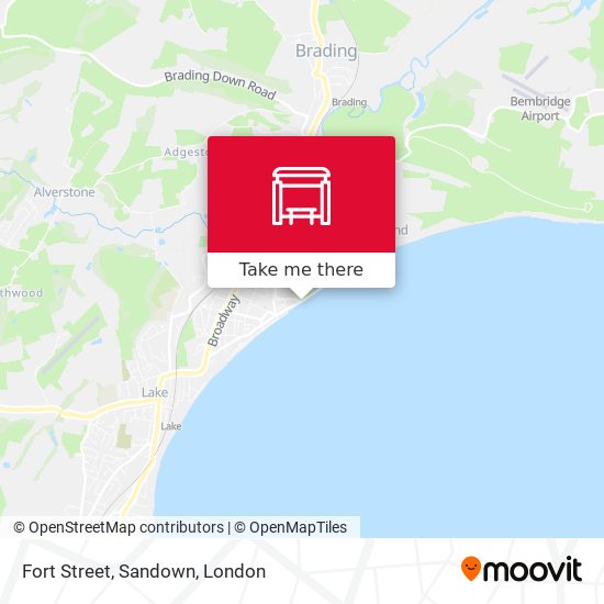 Fort Street, Sandown map