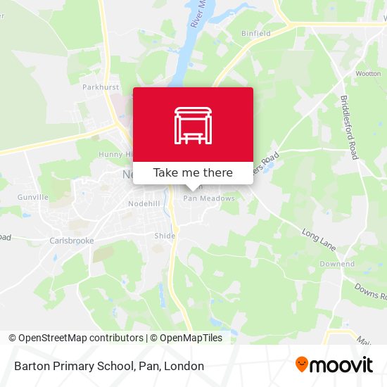 Barton Primary School, Pan map