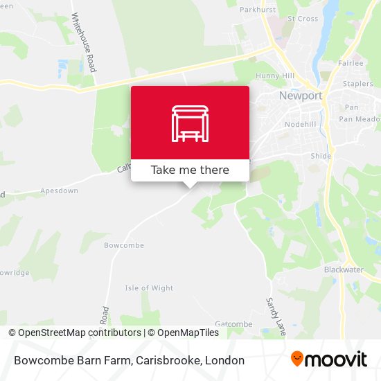 Bowcombe Barn Farm, Carisbrooke map