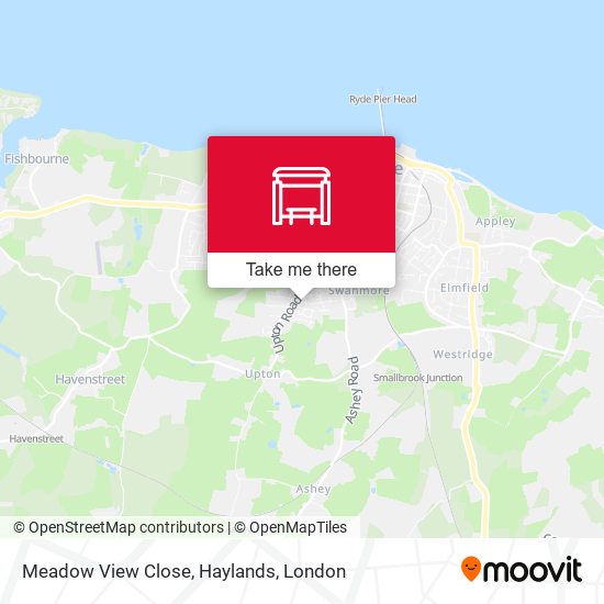 Meadow View Close, Haylands map