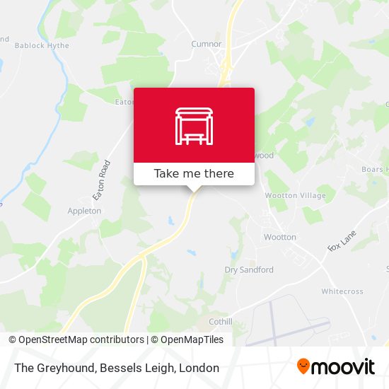 The Greyhound, Bessels Leigh map