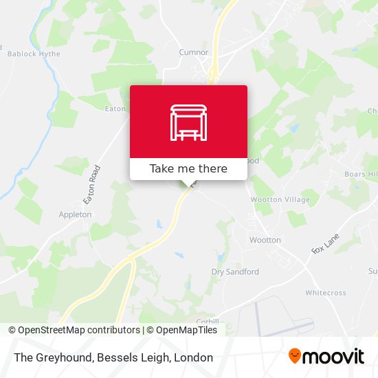 The Greyhound, Bessels Leigh map