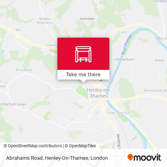 Abrahams Road, Henley-On-Thames map