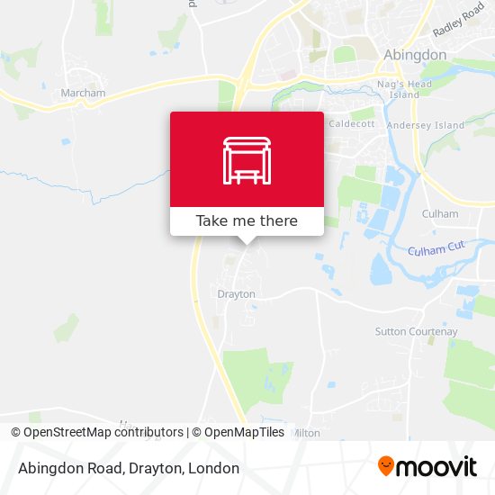 Abingdon Road, Drayton map