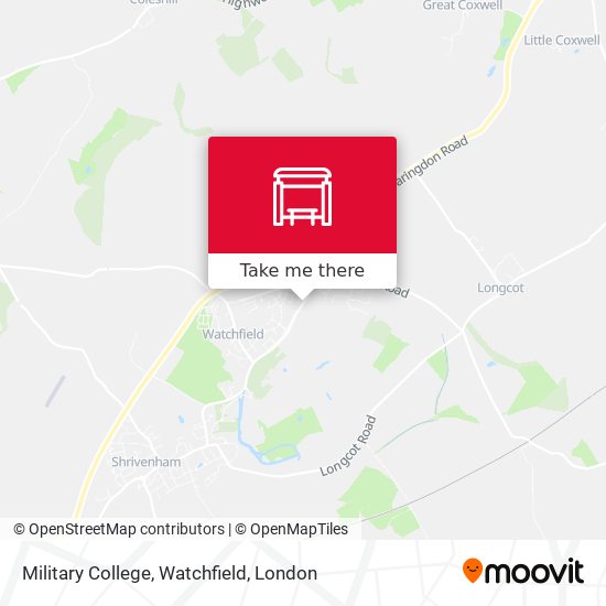 Military College, Watchfield map