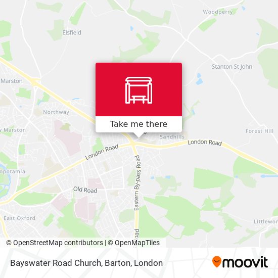 Bayswater Road Church, Barton map