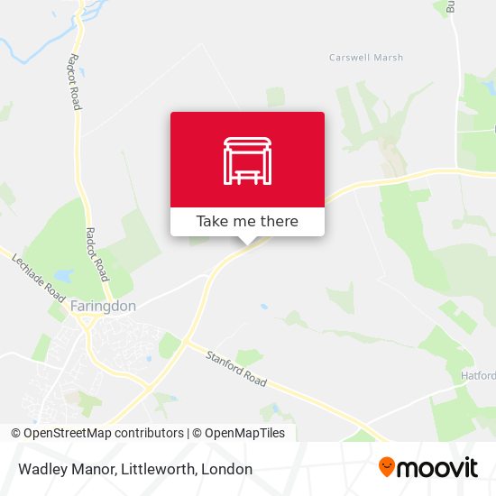 Wadley Manor, Littleworth map