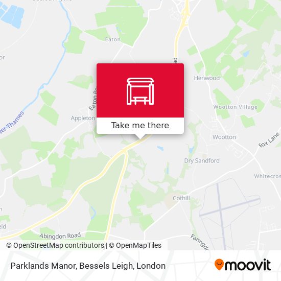 Parklands Manor, Bessels Leigh map