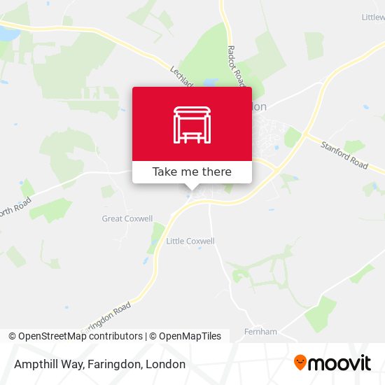 Ampthill Way, Faringdon map