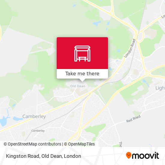 Kingston Road, Old Dean map