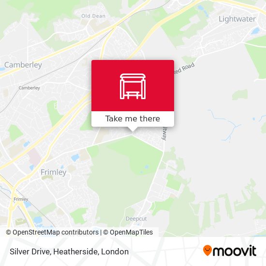 Silver Drive, Heatherside map