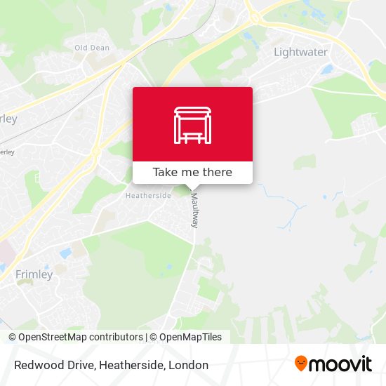 Redwood Drive, Heatherside map