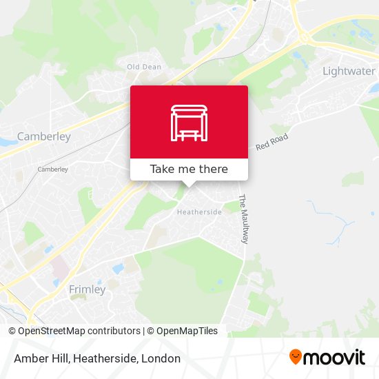 Amber Hill, Heatherside map