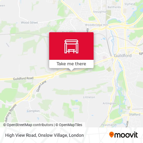 High View Road, Onslow Village map