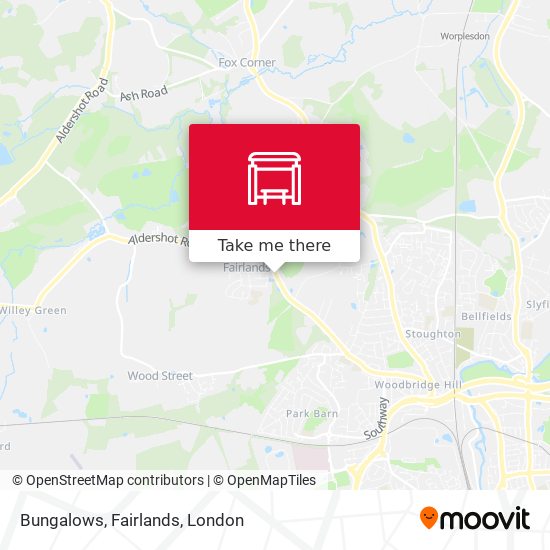 Bungalows, Fairlands map
