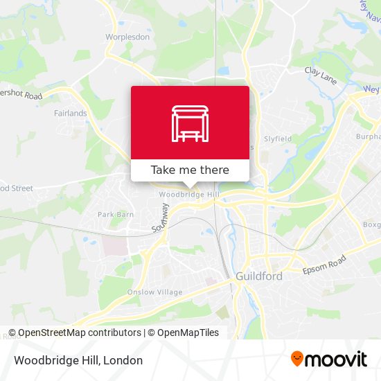 Woodbridge Hill map