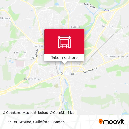 Cricket Ground, Guildford map