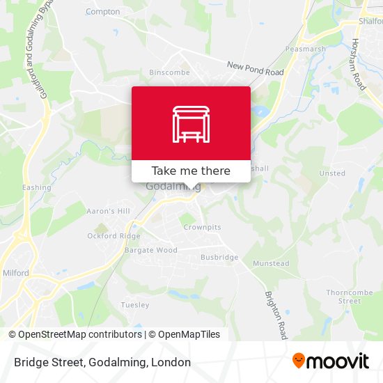 Bridge Street, Godalming map