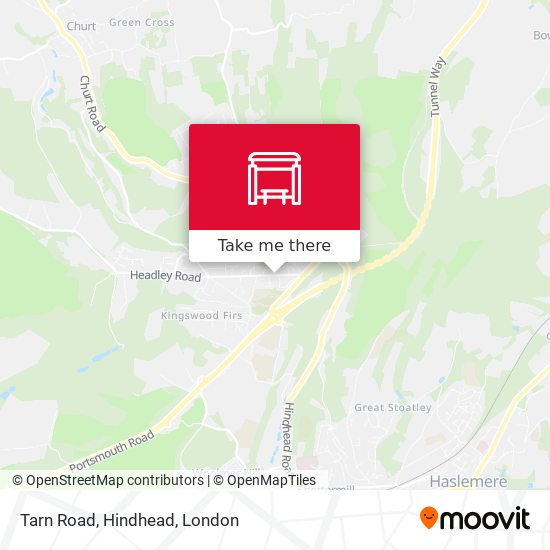 Tarn Road, Hindhead map