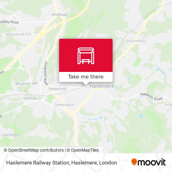 Haslemere Railway Station, Haslemere map