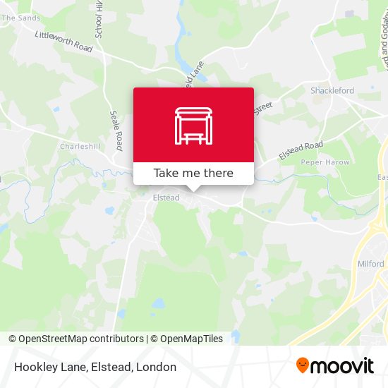 Hookley Lane, Elstead map