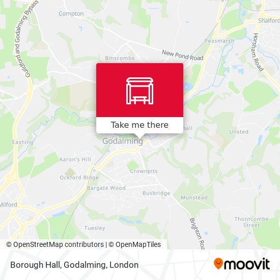 Borough Hall, Godalming map