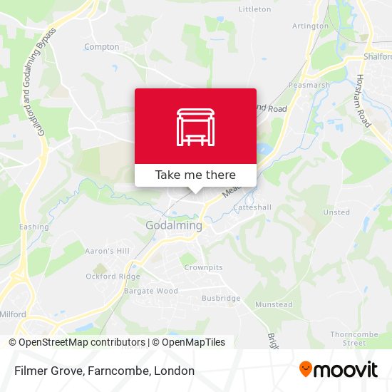 Filmer Grove, Farncombe map