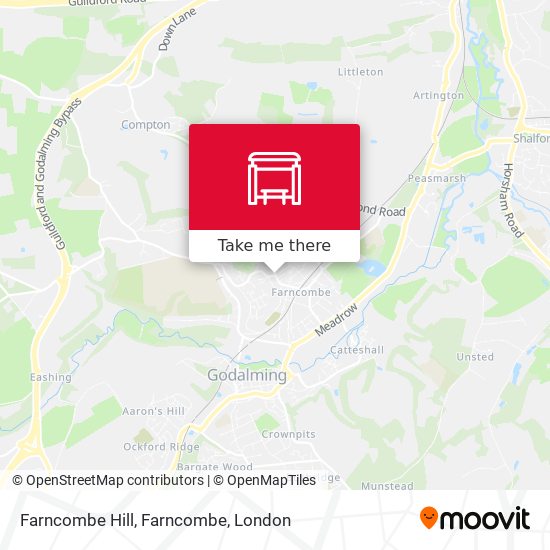 Farncombe Hill, Farncombe map