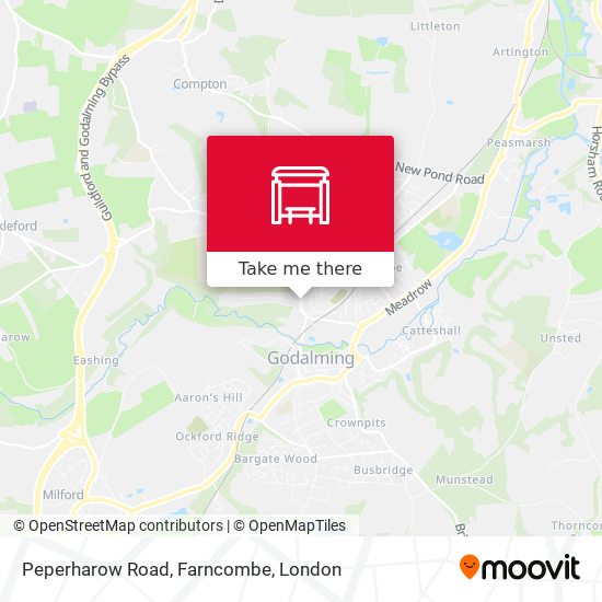 Peperharow Road, Farncombe map