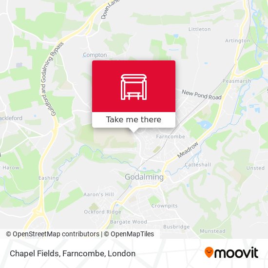 Chapel Fields, Farncombe map