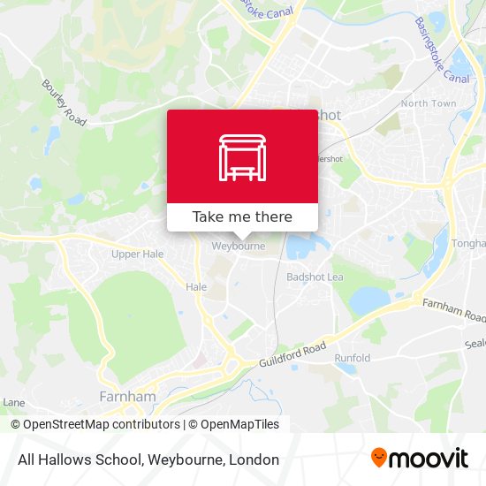 All Hallows School, Weybourne map