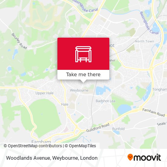 Woodlands Avenue, Weybourne map