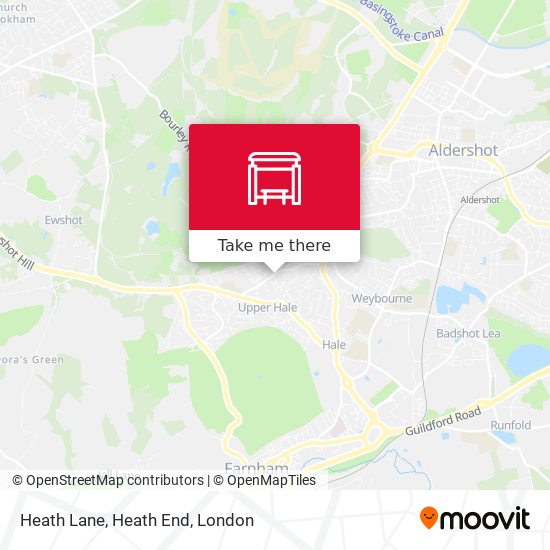 Heath Lane, Heath End map