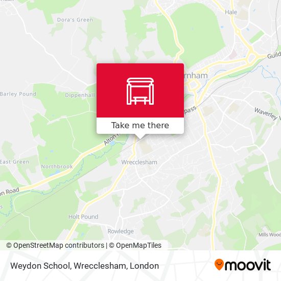 Weydon School, Wrecclesham map