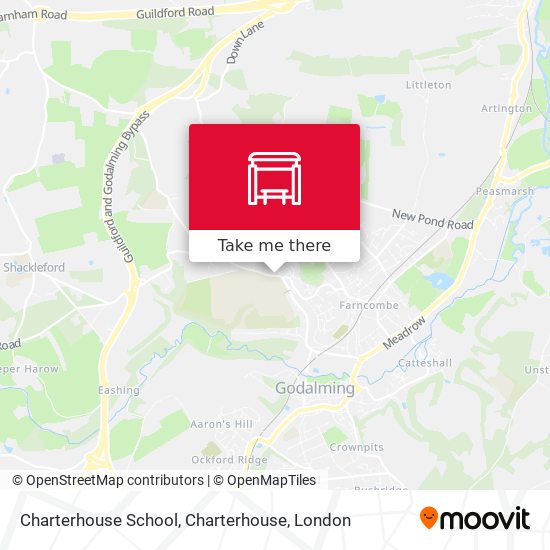 Charterhouse School, Charterhouse map
