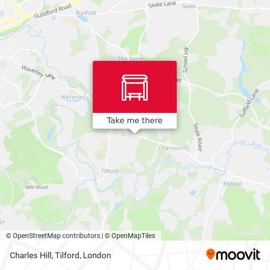 Charles Hill, Tilford map