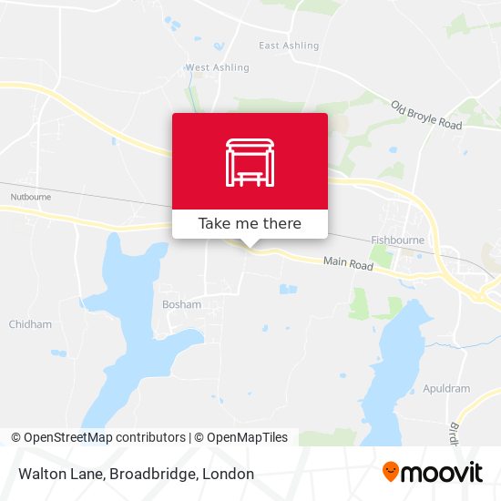 Walton Lane, Broadbridge map