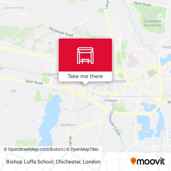Bishop Luffa School, Chichester map