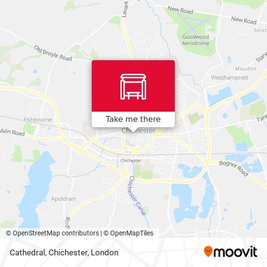 Cathedral, Chichester map