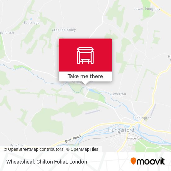 Wheatsheaf, Chilton Foliat map
