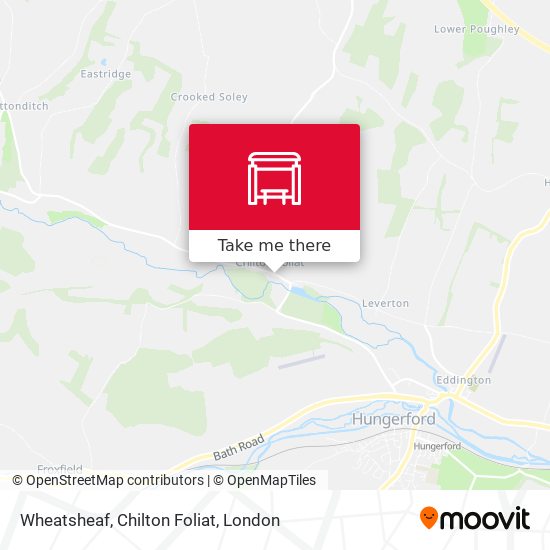 Wheatsheaf, Chilton Foliat map