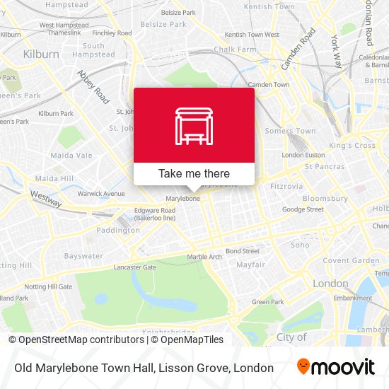 Old Marylebone Town Hall, Lisson Grove map