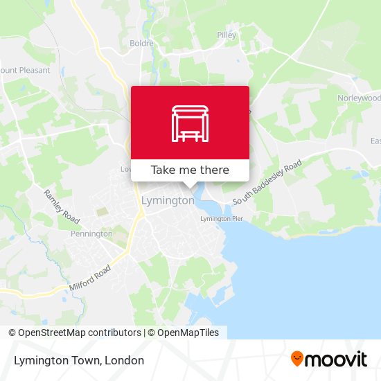 Lymington Town map