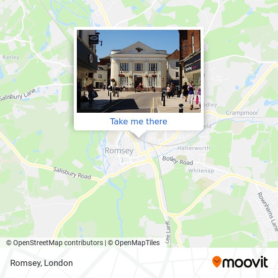 Romsey map